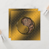 Jaar van het Aarde Paard Kaart (Voorkant / Achterkant in situ)