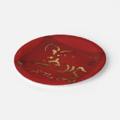 Jaar van het Bord "Ram Sheep" of "Goat Paper" (Gekanteld)