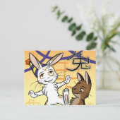 Jaar van het Briefkaart konijn (Staand voorkant)
