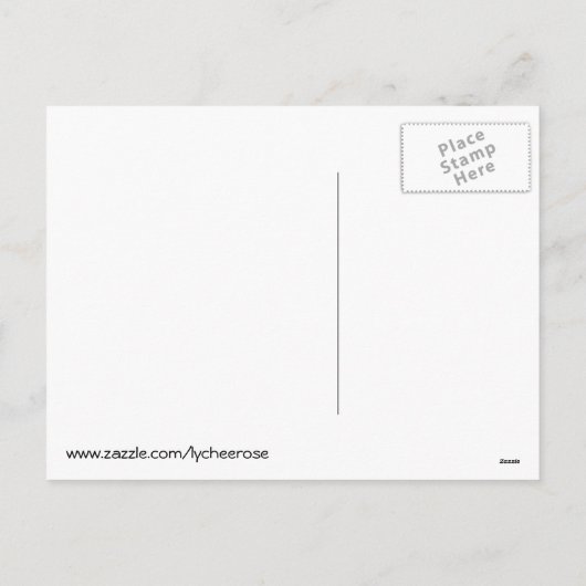 JAAR VAN HET BRIEFKAART VAN DE HAAN (Achterkant)