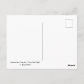 Jaar van het Briefkaart van de konijnenbus Chinees (Achterkant)