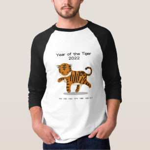 Jaar van het dier in de dierentuin van de tijger 2 t-shirt