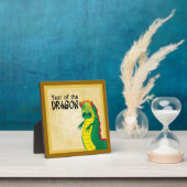 Jaar van het Dragon Plaque Fotoplaat (Insitu)