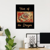 Jaar van het Dragon Poster (Thuiskantoor)