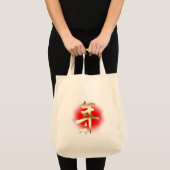 Jaar van het geitensymbool Gold Tote Bag (Voorkant (product))