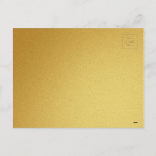 Jaar van het gouden Papercut rode tapijtwerk van Feestdagenkaart (Achterkant)