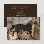 jaar van het houten paard kaart (Voorkant / Achterkant)