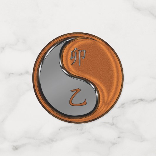 Jaar van het Houtkonijn Confetti (Kleine voorkant)