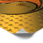 Jaar van het Houtpaard Poster (Hoek)