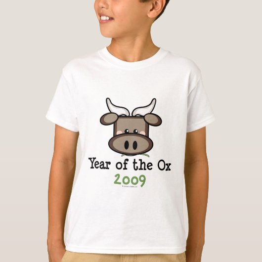Jaar van het Kinder overhemd Ox 2009 T-shirt (Voorkant)
