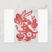 Jaar van het Konijn 2011 Feestdagenkaart (Voorkant)