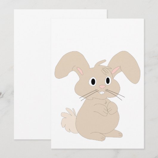 Jaar van het konijn 2023 kaart (Voorkant / Achterkant)