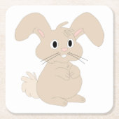 Jaar van het konijn 2023 kartonnen onderzetters (Voorkant)