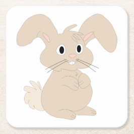 Jaar van het konijn 2023 kartonnen onderzetters