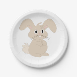 Jaar van het konijn 2023 papieren bordje