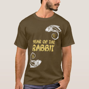 Jaar van het konijn 2023, Zodiac Rabbit Chinese Zo T-shirt