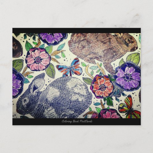 Jaar van het konijn | Briefkaart van het boek Kleu (Voorkant)