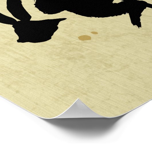 Jaar van het konijn - Chinese dierentuin Poster (Hoek)