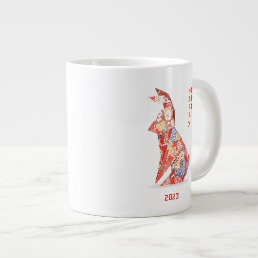 Jaar van het konijn grote koffiekop (Voorkant rechts)