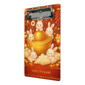 Jaar van het konijn mini klembord (Angled2)