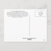 Jaar van het Konijn Neko in Grape Feestdagenkaart (Achterkant)