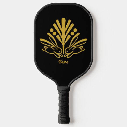Jaar van het konijn pickleball paddle (Voorkant)