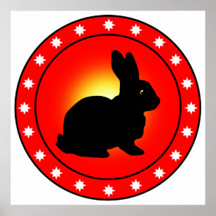 Jaar van het konijn poster