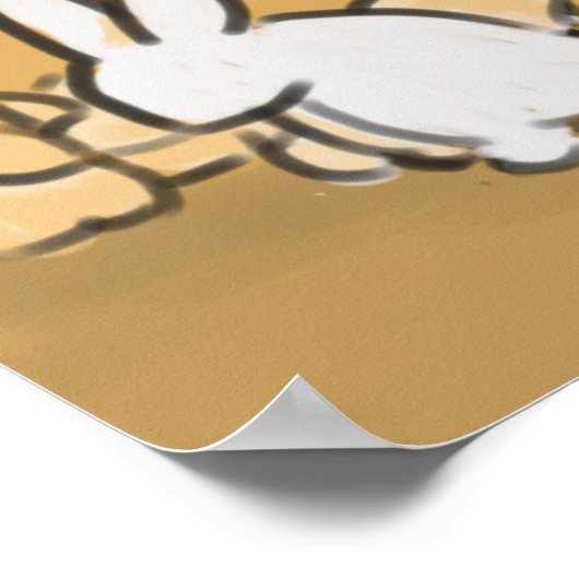 Jaar van het konijn poster (Hoek)