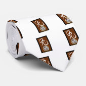 Jaar van het konijn stropdas (Opgerold)