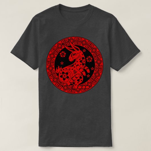 Jaar van het konijn t-shirt (Design voorkant)