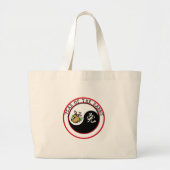 Jaar van het konijn - yinyang grote tote bag (Voorkant)