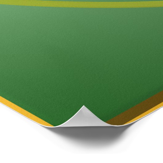 Jaar van het konijnenovaal Poster (Hoek)