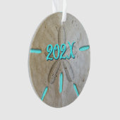 Jaar van het natuurlijke zand van de dollar Acryli Ornament (voorkant)