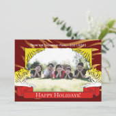 Jaar van het nieuwe jaar van de Tijger Kaart (Staand voorkant)