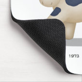 Jaar van het Ox Cute Zodiac Animal 2021 Muismat (Hoek)