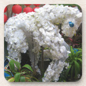 Jaar van het Paard | 春節馬 ... Chinese Bloem Topiair Drankjes Onderzetter (Voorkant)