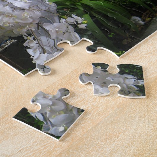 Jaar van het Paard | 春節馬 ... Chinese Bloem Topiary Legpuzzel (Zijkant)