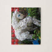 Jaar van het Paard | 春節馬 ... Chinese Bloem Topiary Legpuzzel (Verticaal)