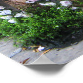 Jaar van het Paard | 春節馬 ... Chinese bloemtopiary Poster (Hoek)