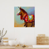 Jaar van het Paard 11 Poster (Keuken)