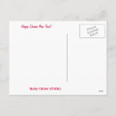 Jaar van het Paard 2014 Chinees Nieuwjaar Briefkaa Feestdagenkaart (Achterkant)