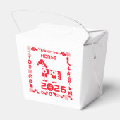Jaar van het Paard 2026 Bedankdoosjes (Achterkant)