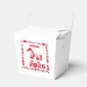 Jaar van het Paard 2026 Bedankdoosjes (Voorkant Zijde)