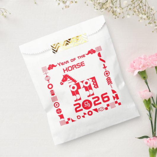 Jaar van het Paard 2026 Bedankzakje (Gezegeld)