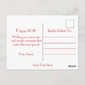 Jaar van het Paard 2026 Briefkaart (Achterkant)