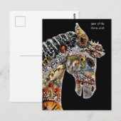 Jaar van het Paard 2026 Briefkaart (Voorkant / Achterkant)