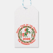 Jaar van het Paard 2026 Cadeaulabel (Achterkant)