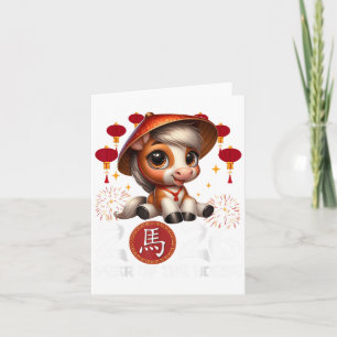 Jaar van het Paard 2026 Chinees Lunar Nieuwjaar Zo Kaart