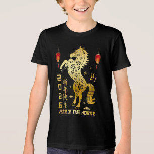 Jaar van het Paard 2026 - Chinese Zodiac 2026 Tri-Blend Shirt