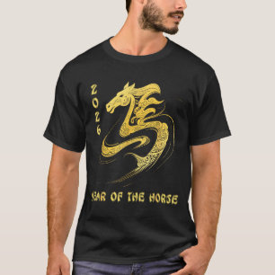 Jaar Van Het Paard 2026 Gelukkig Lunar Chinees Nie T-shirt